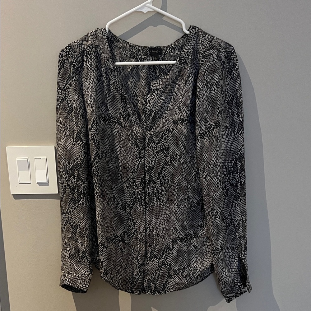 Snake Patterned Blouse